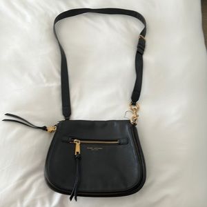Black Marc Jacobs cross body purse.